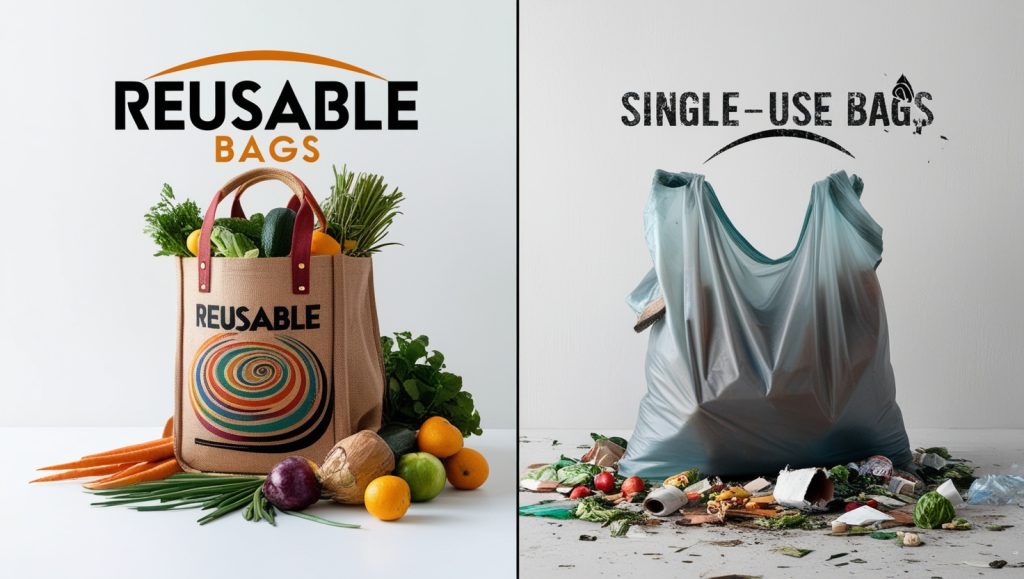 Reusable Bags vs Single-Use Bags