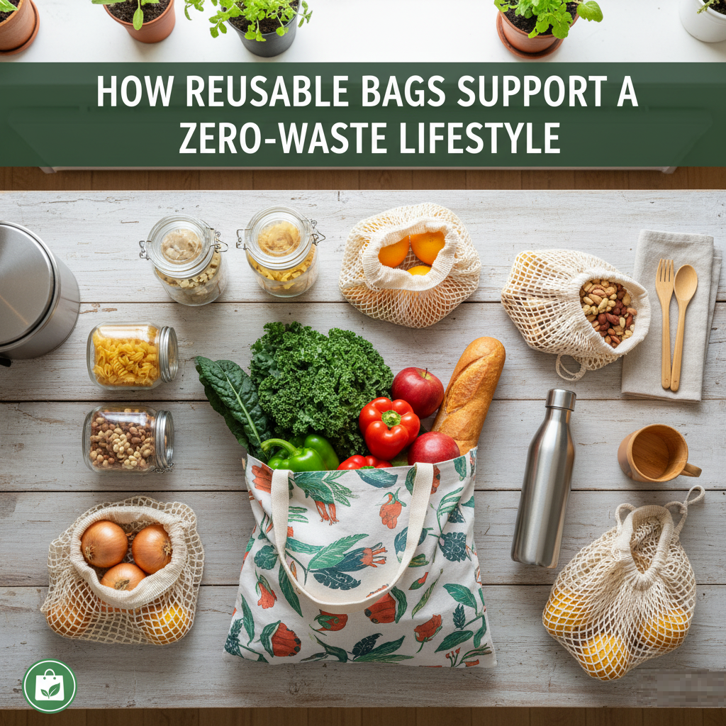 How Reusable Bags Support a Zero-Waste Lifestyle